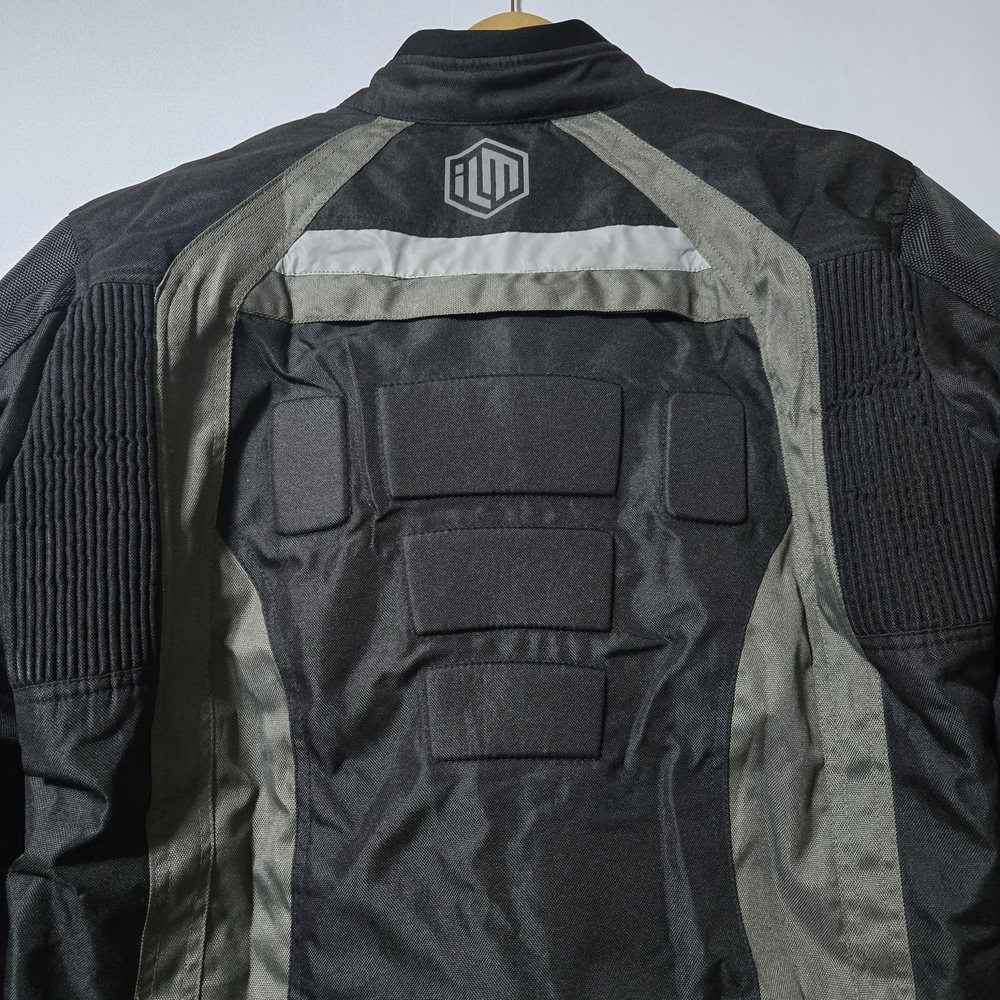 ILM Motorcycle Riding Jacket Men's Size S Black & Gray Jacket NWT - Picture 9 of 13